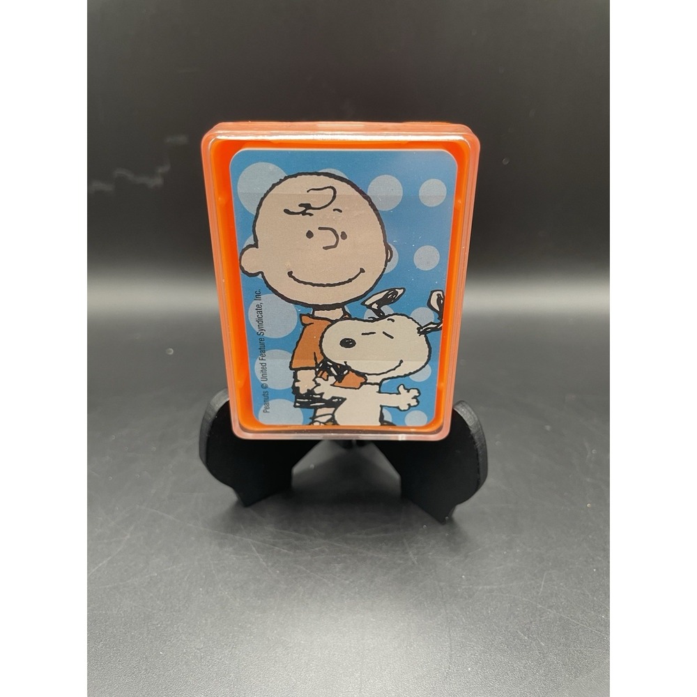 Peanuts Miniature Playing Cards 53 Cards + Original Case Never Used